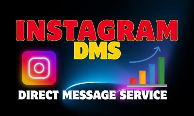 I will manually send Instagram DMs for organic growth and outreach