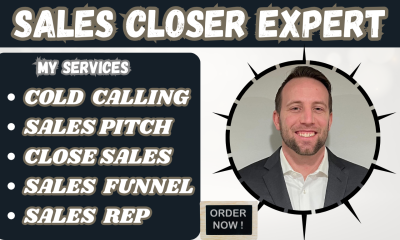 I will direct sales agent sales funnel B2B leads sales closer sales pitch telemarketing