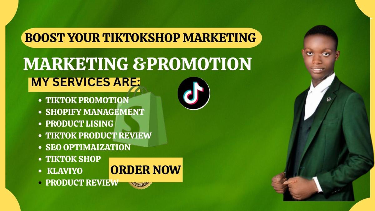 I will redesign, improve Shopify, and set up TikTok Shop product listing