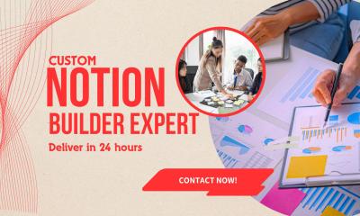 I will Notion Template Notion Expert in 24 Hours Custom Notion Template