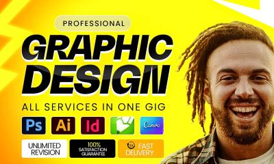 I will do graphic design, logo design, flyer design, infographic, thumbnail, posters