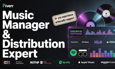 I will be your music manager and distribute your music via DistroKid, TuneCore, Ditto