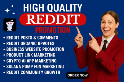 I will manage Reddit posts and comments for IPTV website, business X ad product link blog
