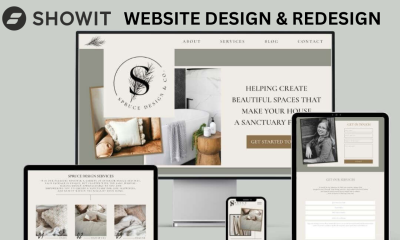 I will design or redesign Showit website or Showit template with blog and SEO on Hostinger