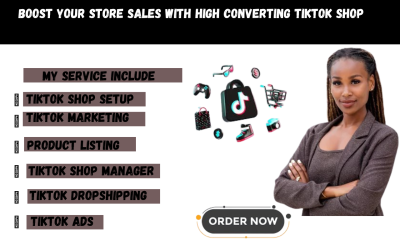 I will setup TikTok Shop dropshipping, TikTok Shop marketing, virtual assistant