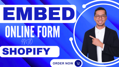 I Will Embed an Online Form into Your Shopify Store for Better Sales