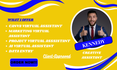 I Will Be Your Creative Virtual and Personal Virtual Assistant