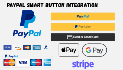 I will integrate PayPal Smart Button Debit Credit Payment Gateway to your Shopify Store