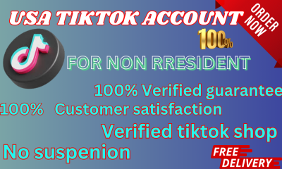 I will create TikTok Shop, TikTok Agency Account, TikTok Ads Manager for Non-Residents
