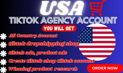 I will setup TikTok Agency Account, Ads Manager Account & TikTok Shop Product Listing