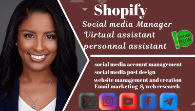 I will be your Social Media Manager, Virtual Personal Assistant & Content Creator