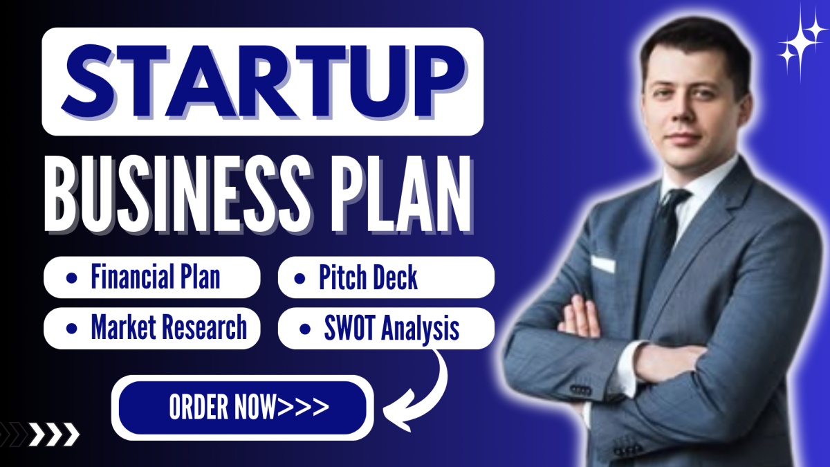 I will prepare detailed startup business plan, financial plan and pitch deck