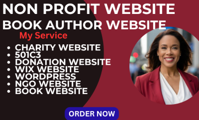 I will build nonprofit website, donation, crowdfunding, charity, NGO, 501(c)(3)