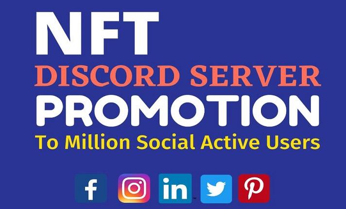I Will Promote and Advertise Website, Discord, Crypto Product, and NFT Project