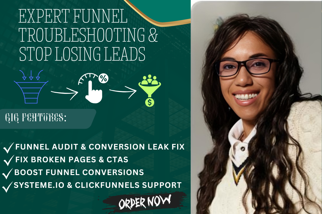 I will do troubleshoot and optimize your underperforming funnel
