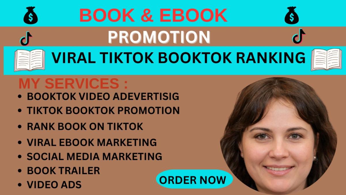 I will do BookTok Promotion, Amazon Book Promotion, BookTok Marketing, and TikTok KDP Ads