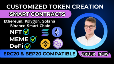 Create Solana Token Web3 Game, DApp, Smart Contract Development on ERC20, BEP20