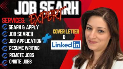I will search and apply to 1000 remote onsite jobs as your professional job assistant