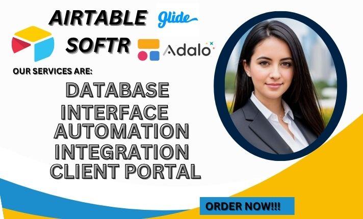 I will Airtable Expert, Softr Webapp, JetAdmin, Student Portal, Employee Portal, Baserow