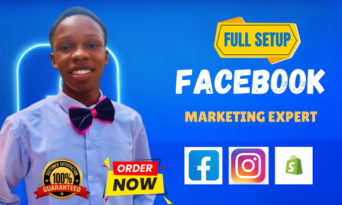I will setup Facebook Ads campaign marketing Instagram marketing Ads Manager Meta Ads
