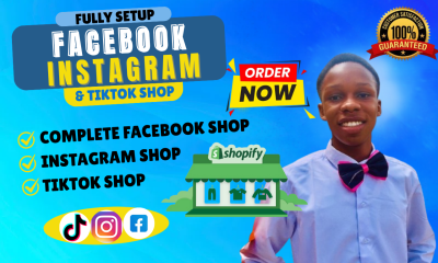 I will setup Facebook Shop, TikTok Shop, Instagram Shop for Shopify Dropshipping Store