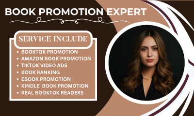 Viral TikTok Book Promotion | BookTok Video | Book Rank | KDP Ads | Ebook Marketing