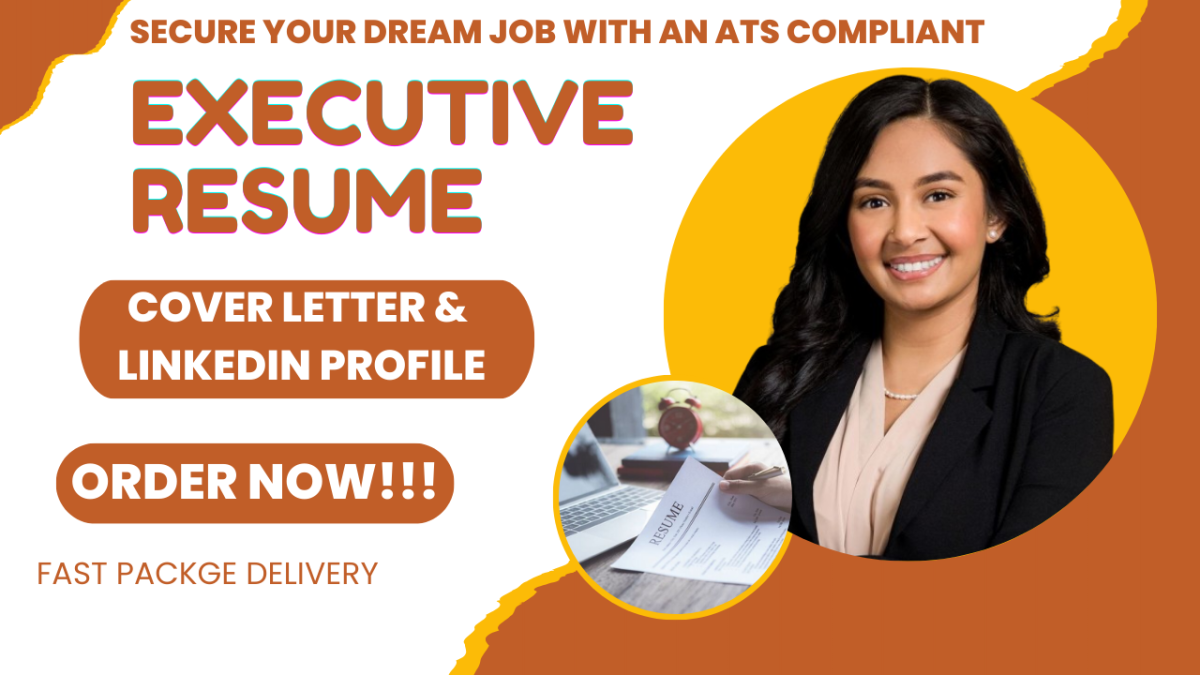 Write Your Executive Senior Director VP SVP or CEO Resume, CV and LinkedIn Optimization