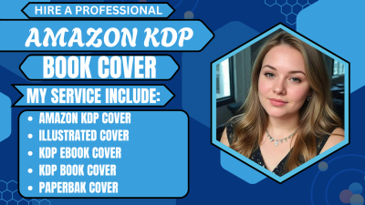 I will design a professional KDP, eBook, audiobook, and Amazon book cover publishing