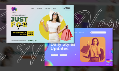 I Will Design Website Header, Banner, Shopify Slider, Social Media Ads, Hero Image