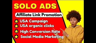 I will blast USA solo ads to get sign up affiliate link promotion, MLM leads generation