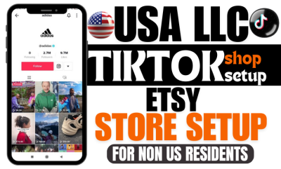 Do US LLC Registration, TikTok Shop & Etsy Store Setup for USA and Non-US Residents