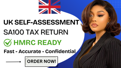 I will complete your SA100 Self Assessment Tax Return for UK Income