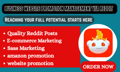 I will do Reddit post for Amazon website, book app marketing, crypto or SaaS marketing