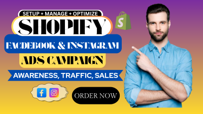 I Will Setup Facebook Ads and Instagram Ads Campaign for Your Shopify