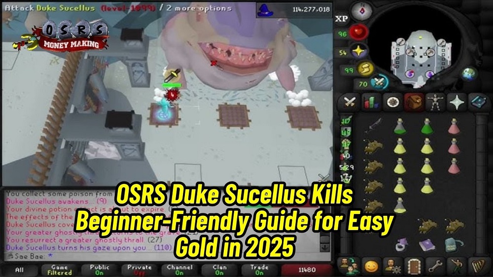 OSRS Duke Sucellus Kills: Beginner-Friendly Guide for Easy Gold in 2025