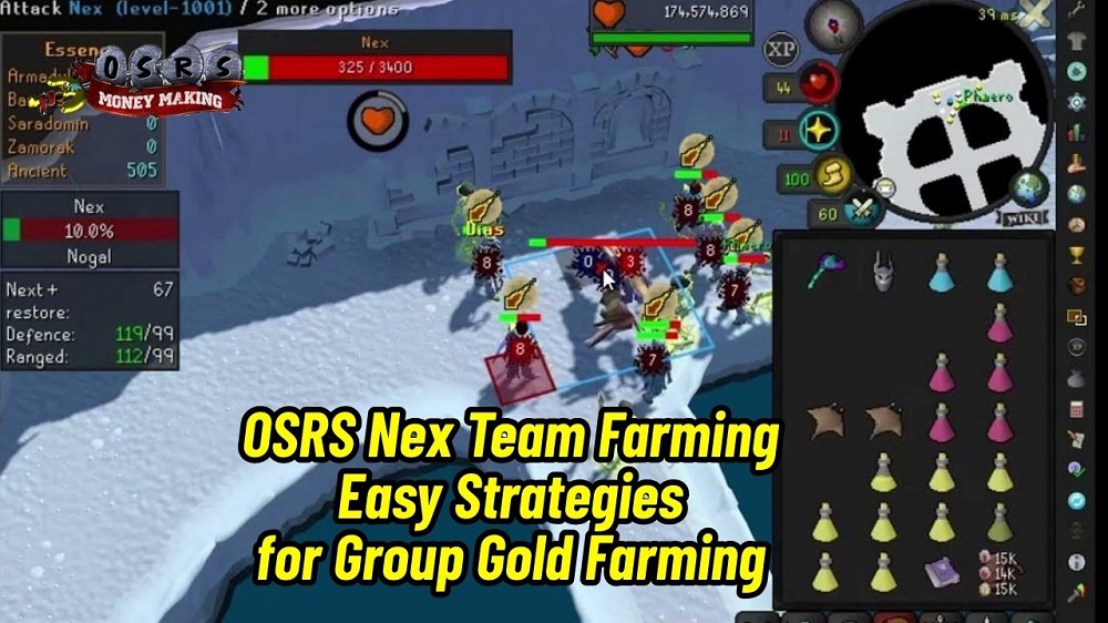 OSRS Nex Team Farming: Easy Strategies for Group Gold Farming