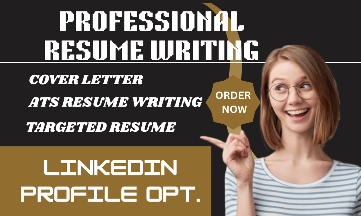 I will write a professional ATS resume, cover letter, and winning LinkedIn profile