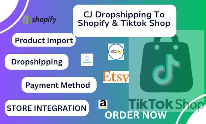 I will set up and manage your TikTok Shop Shopify dropshipping store