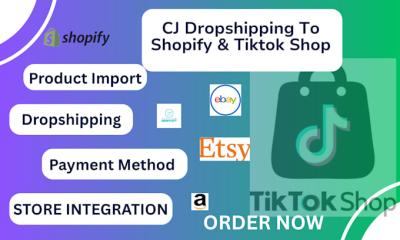 I will set up and manage your TikTok Shop Shopify dropshipping store