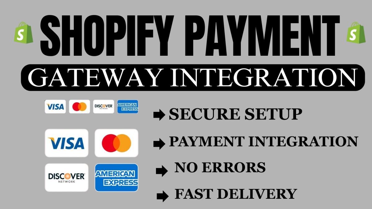 I will integrate Shopify Payment Gateway, Stripe, Klarna, Apple Pay – Verified Setup
