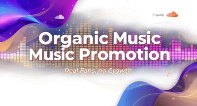 I will promote your music organically to real fans and boost engagement