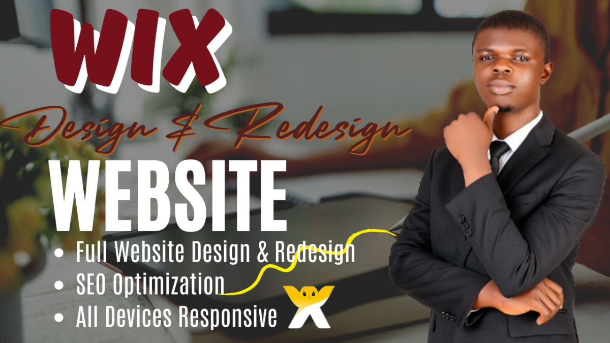 I Will Build Wix Website, Design Wix or Redesign Wix Website for Your Business