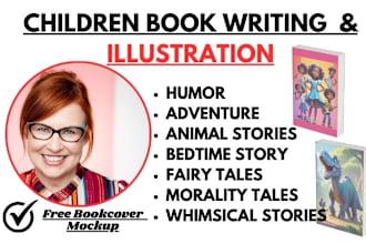 I will be children book ghost writer children story book writer edit kids moral story