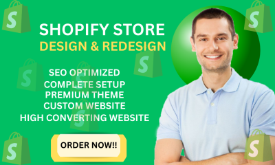 I will do high converting Shopify store dropshipping ecommerce store