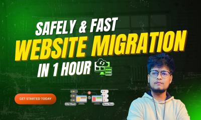 I Will Migrate WordPress Website Fast, Safely, and Without Downtime in 1 Hour