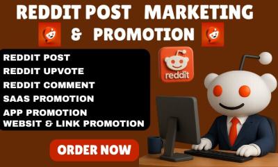 I will do Reddit promotion for AI website link, eCommerce product, app, ICO via Reddit post