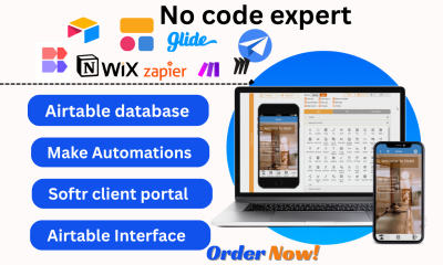 I will Airtable Softr, Database, Client Portal, Webapp, Airtable Automation, Interface