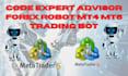I will create expert advisor forex robot mt4 mt5 trading bot