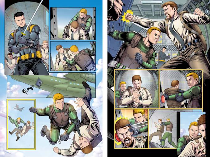 Will Create Custom Comic Book, Comic Strips, Manga, Cartoon Characters, NSFW Webtoon & Graphic Novels