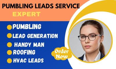 I will create premium leads for Plumbing, HVAC, and Roofing